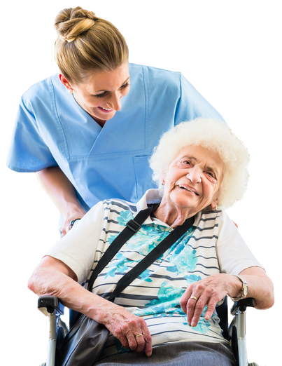 Pflege Daheim GmbH Plauen - Home Pflegerin mit Patient